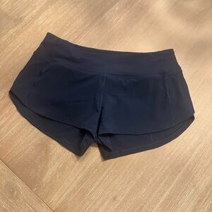 Lululemon Athletica Speed Up High-Rise Lined Short 2.5" Navy